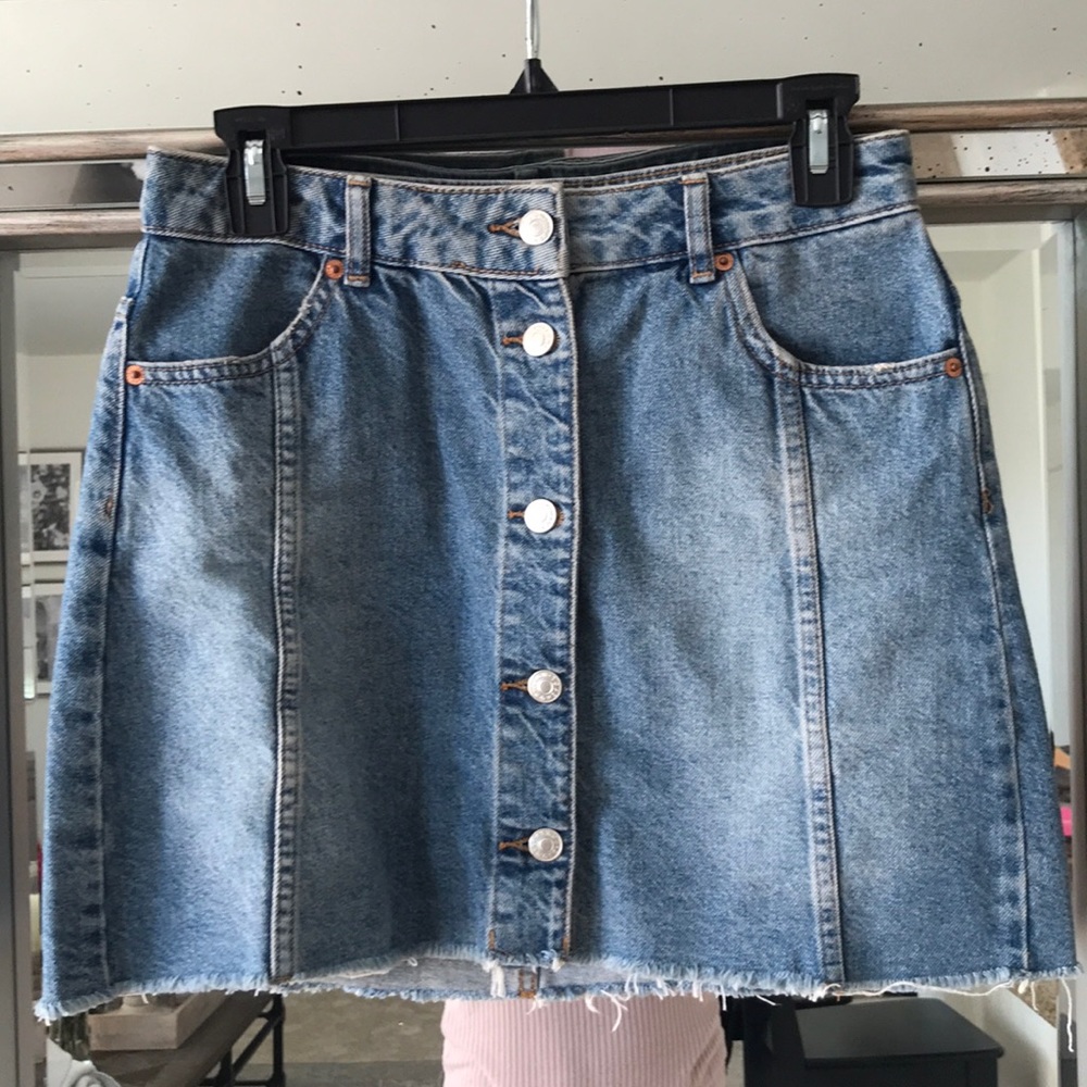 Denim skirt from Topshop